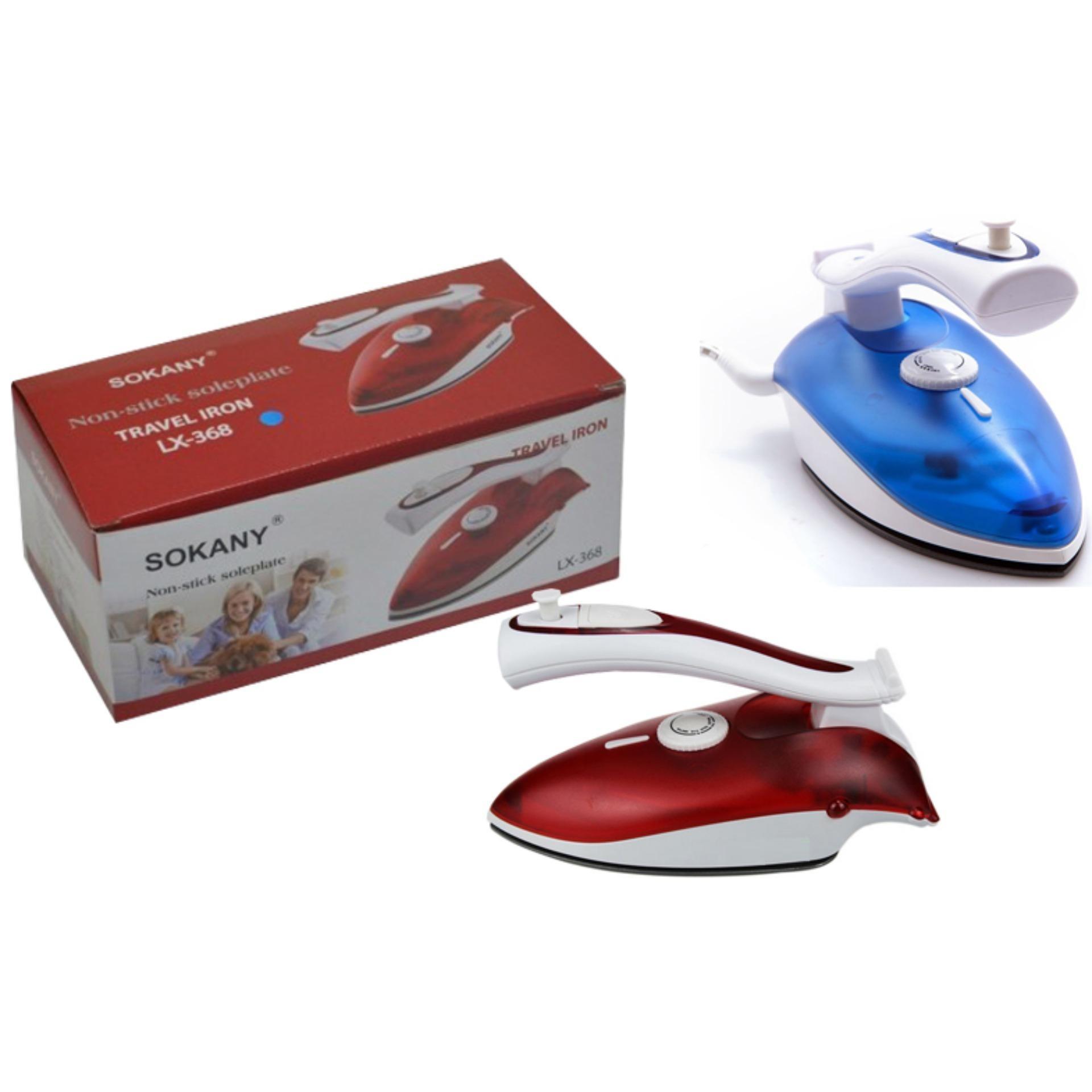 Bàn ủi Hơi Nước Mini Sokany lx-368 (Đỏ)