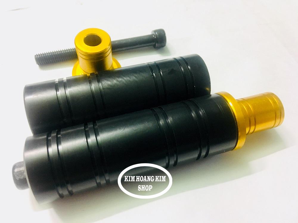 Gù chống đổ cao su dành cho các loại xe máy Exciter,Winner(màu Vàng)