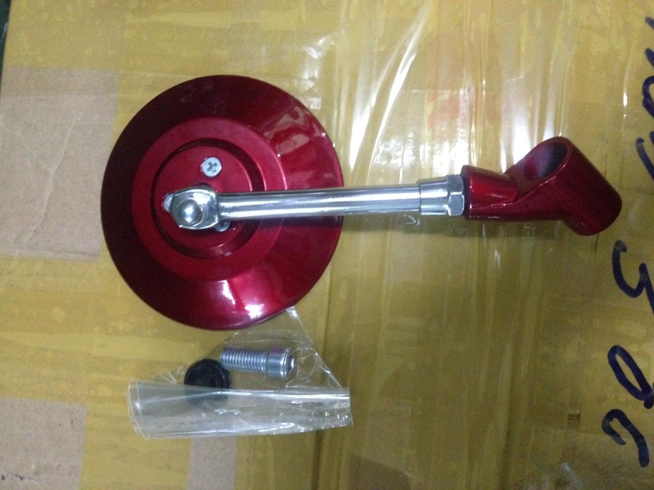 Kính chiếu hậu xe máy tròn 2 tầng - 1 cây