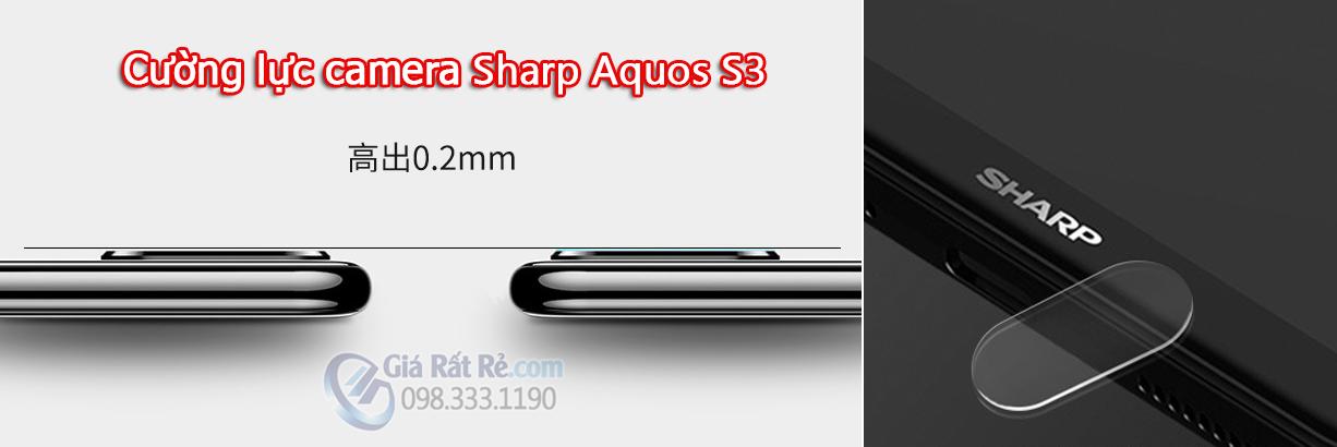 KÍNH CƯỜNG LỰC CAMERA SHARP AQUOS S3