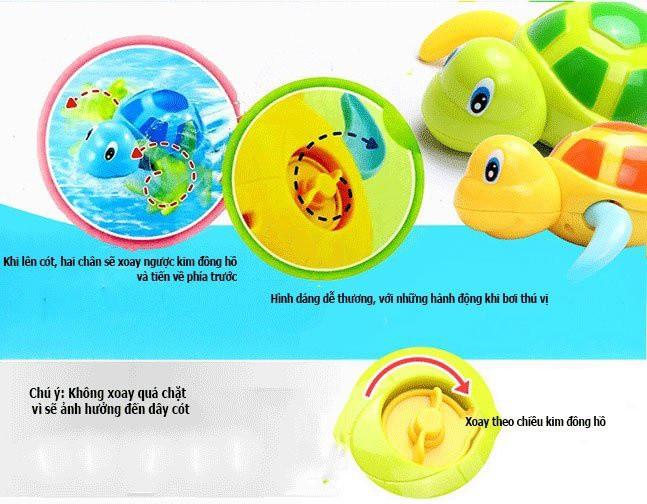 Combo 5 đồ chơi động vật dưới nước chạy bằng dây cót