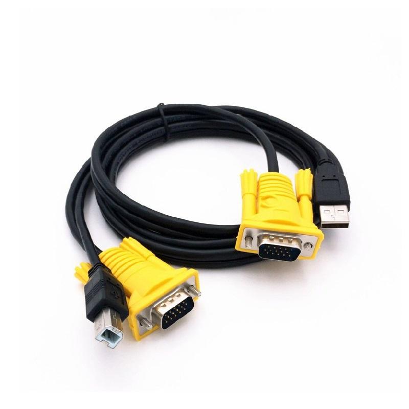 Combo 2 Cáp KVM USB 1.5M - Chất lượng cao