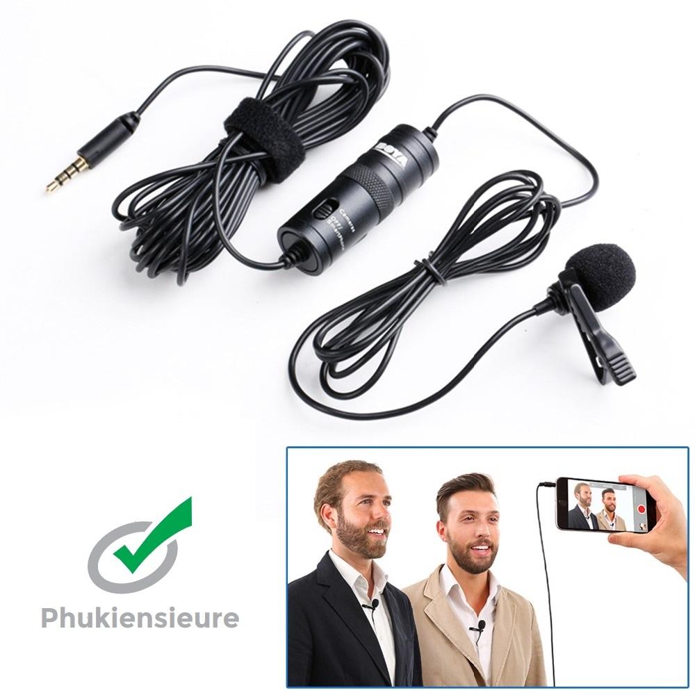 Microphone máy ảnh Boya BY-M1 - Micro cài áo mini