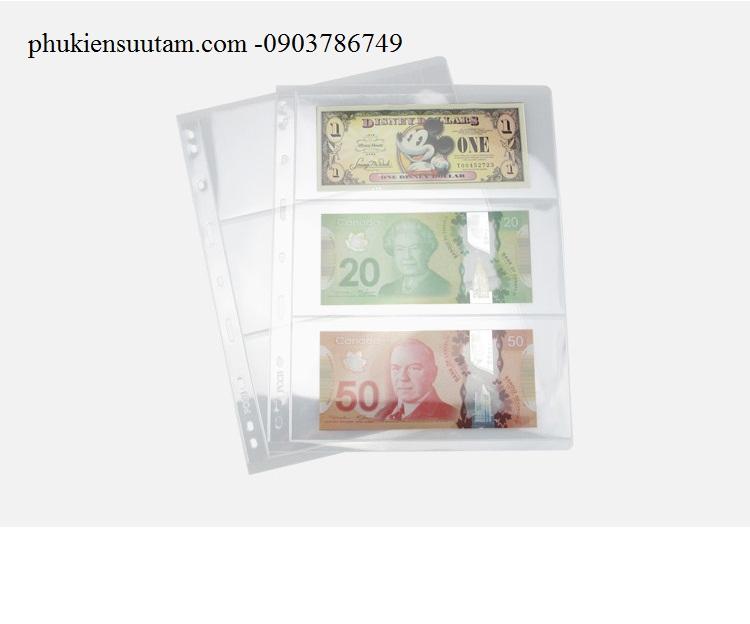 [HCM]COMBO 10 PHƠI ĐỰNG TIỀN GIẤY 3 NGĂN TRONG