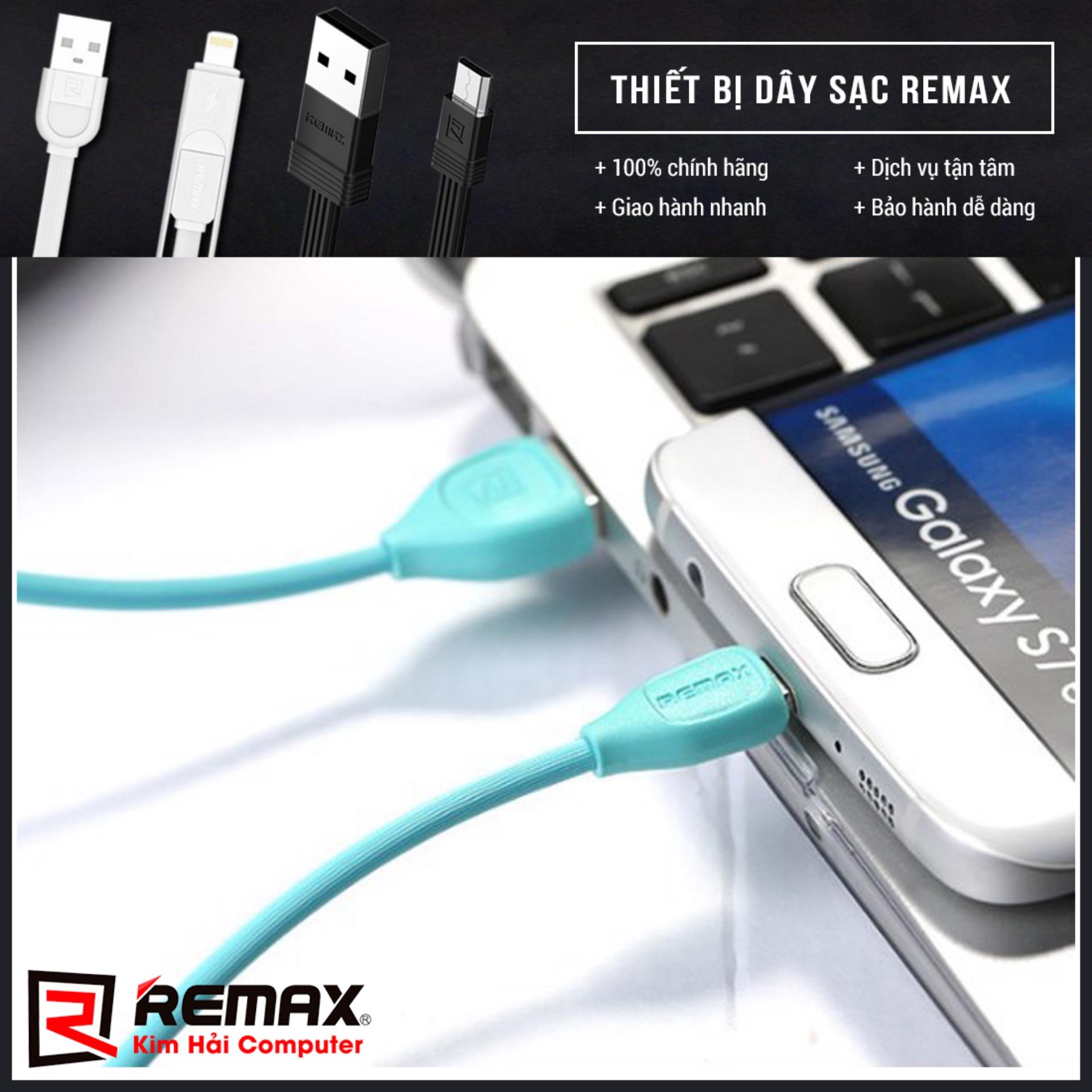 CÁP SẠC ANDROID REMAX RC-050M (Xanh) - Kim Hải Computer