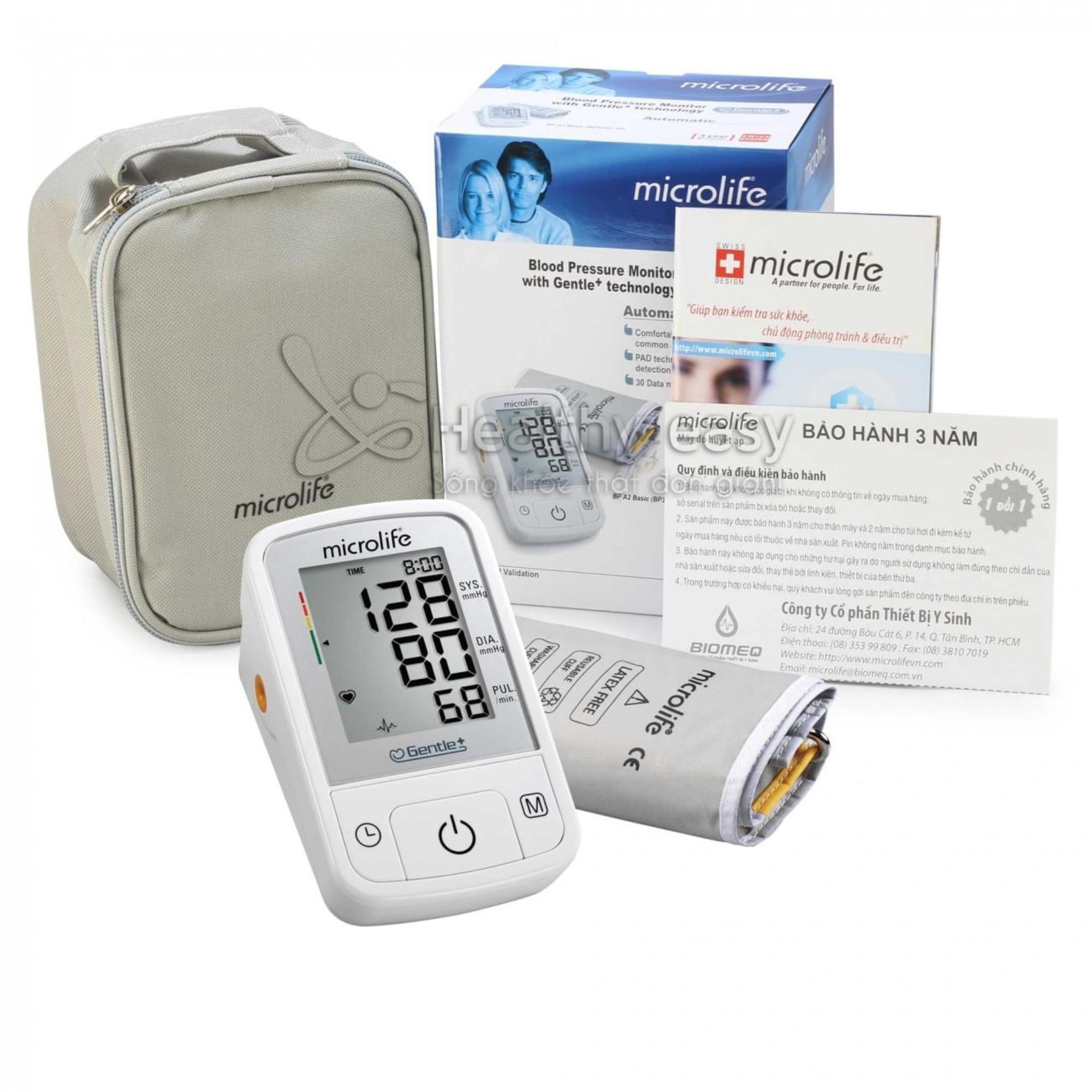 Máy đo huyết áp Microlife A2 Basic Bh chính hãng 5 năm