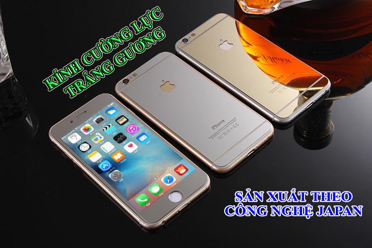 KÍNH CƯỜNG LỰC TRÁNG GƯƠNG IPHONE