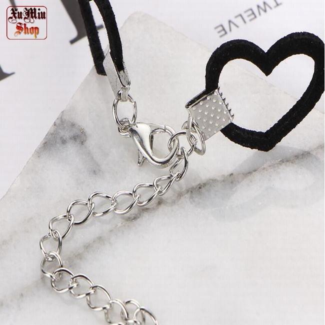 Vòng cổ choker trái tim XM08