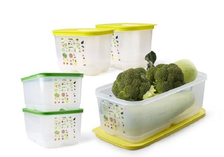 Bộ hộp Tupperware Trữ mát có nút hô hấp Ventsmart 5