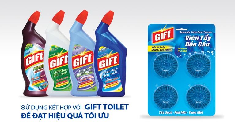 Combo 4 Viên tẩy bồn cầu Gift (4x55g)