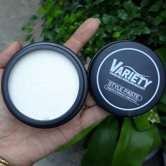 Sáp vuốt tóc Variety Matte Lasting + Gôm Xịt tóc đen đỏ 400ml