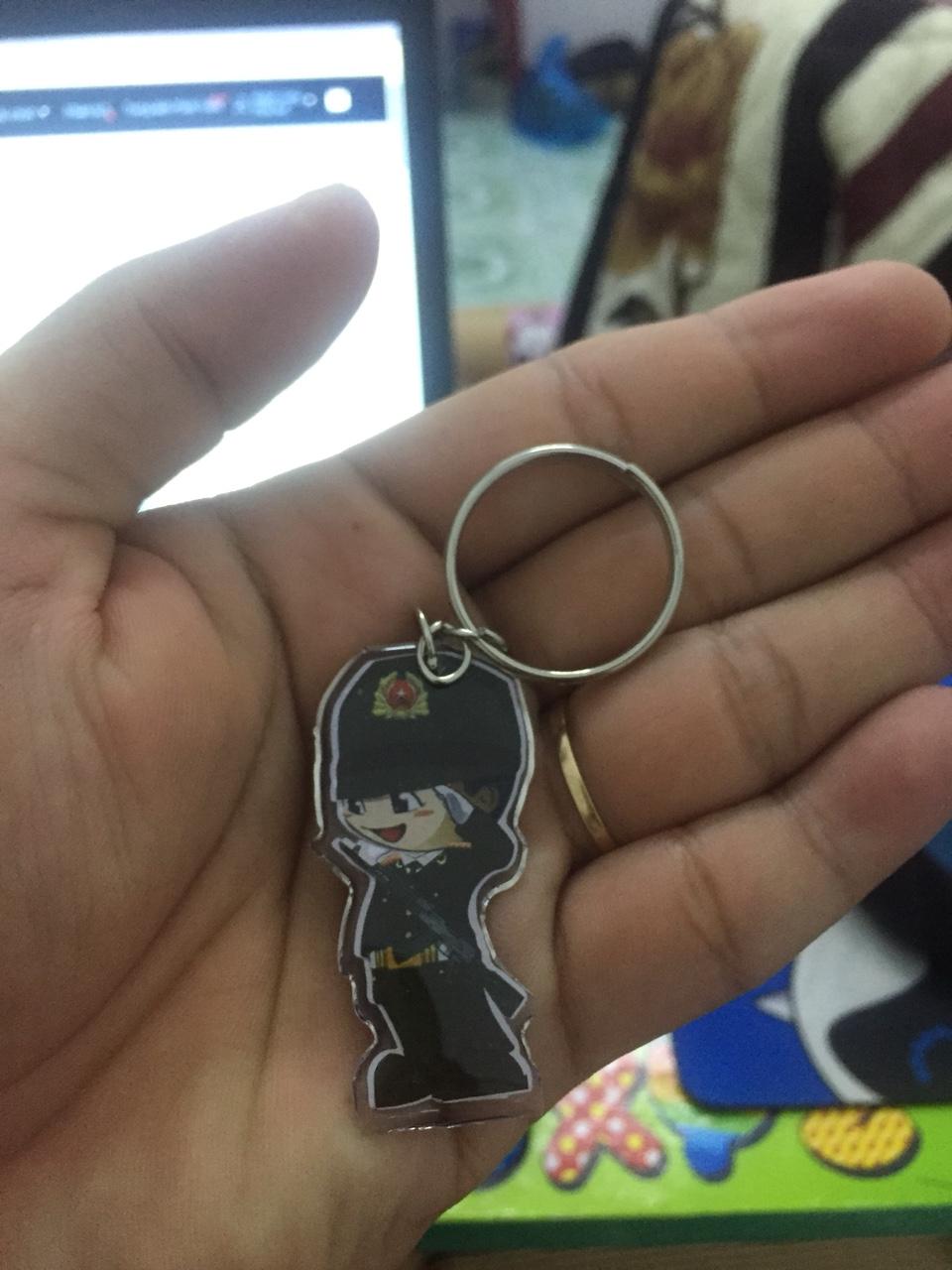 [HCM]Móc Khóa Công an Chibi Hình CSCĐ