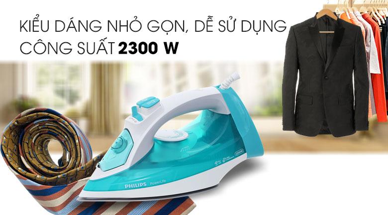 Bàn ủi hơi nước Philips GC1440/20 (Xanh)