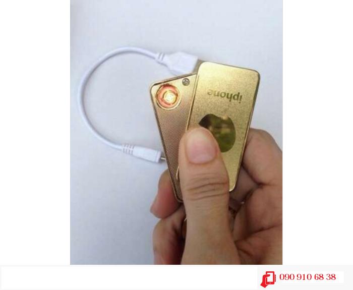 [HCM]Bật lửa Dinuo Sạc USB hình táo