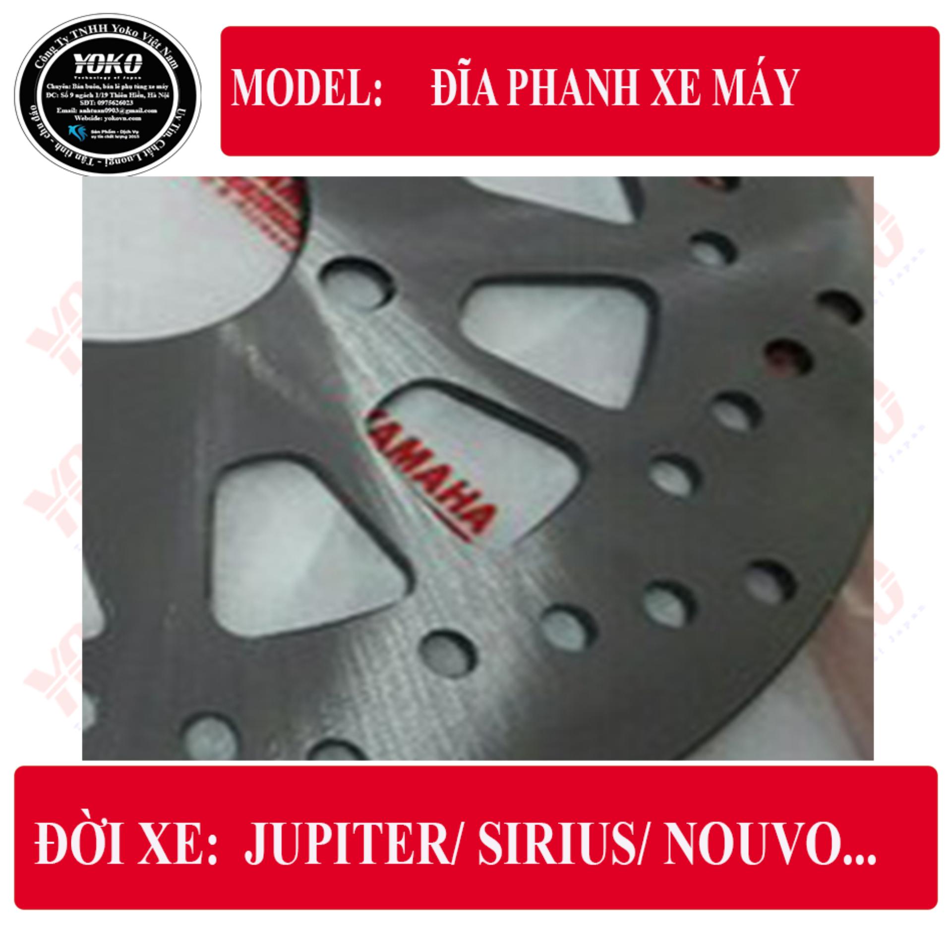 Đĩa phanh xe máy YAMAHA Jupiter/Sirius/Nouvo...