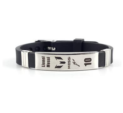 Vòng đeo tay cầu thủ Linoel Messi - Dây Black
