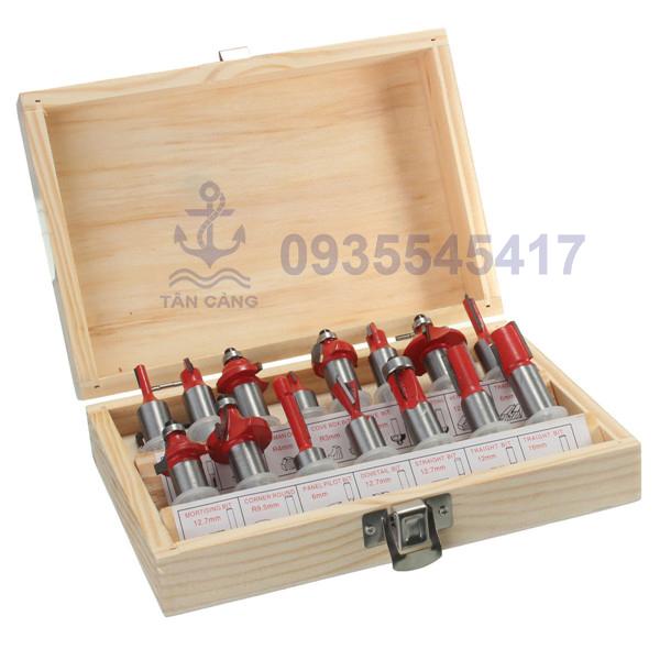 Bộ mũi phay 15món cốt 8 mm