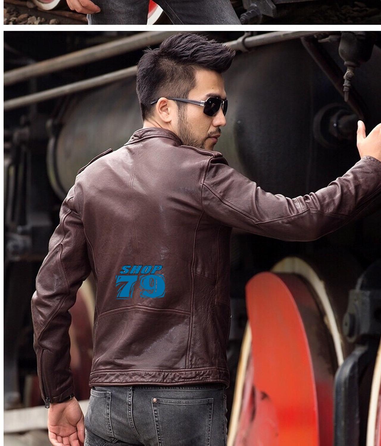 Áo Khoác Da Nam Jack Leather Cao Cấp QA15