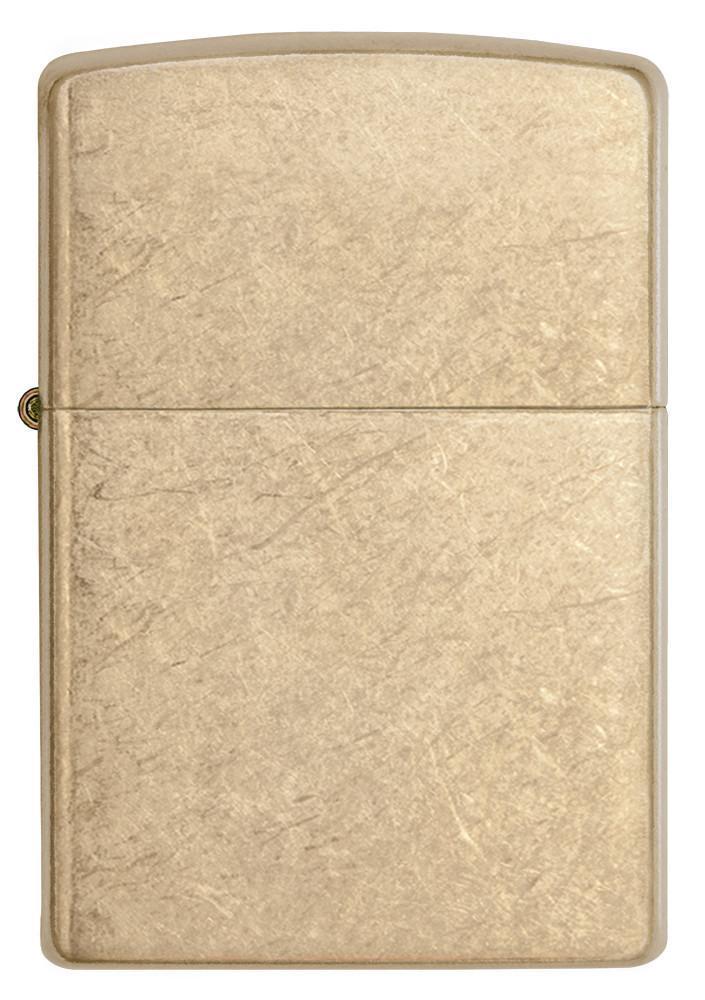 Zippo Armor Tumbled Brass Lighter 28496