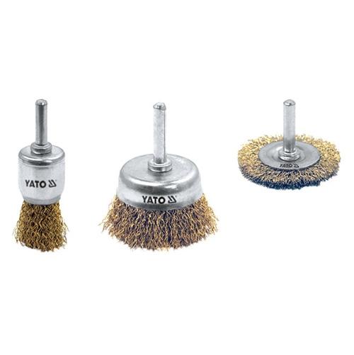 Bộ chổi cước sợi đồng 3 chi tiết Yato YT-4755