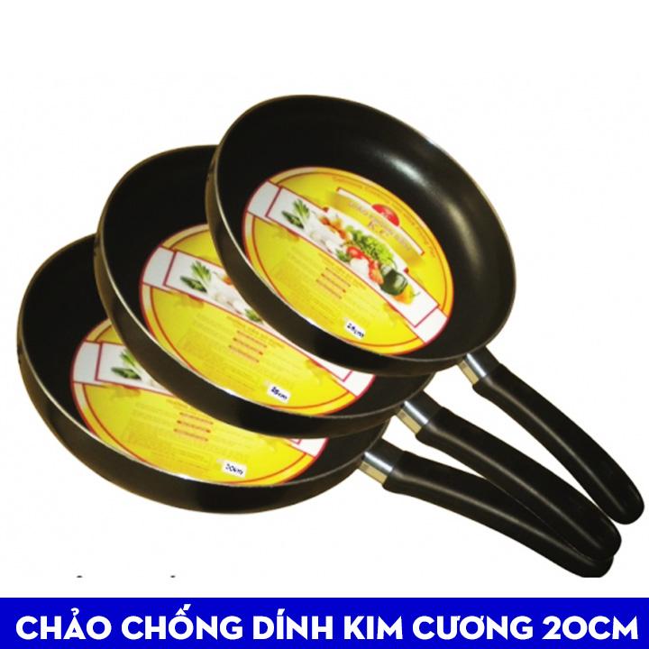 Chảo chống dính Kim Cương 20cm ( Xả Kho )