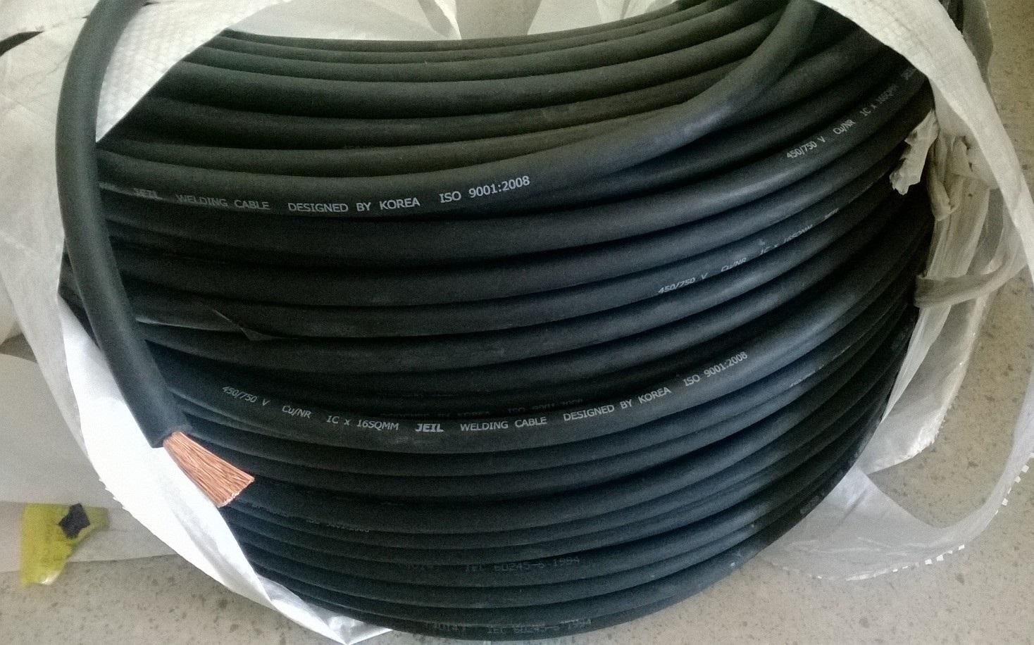 Dây cáp hàn 16mm Korea - 5m dây hàn