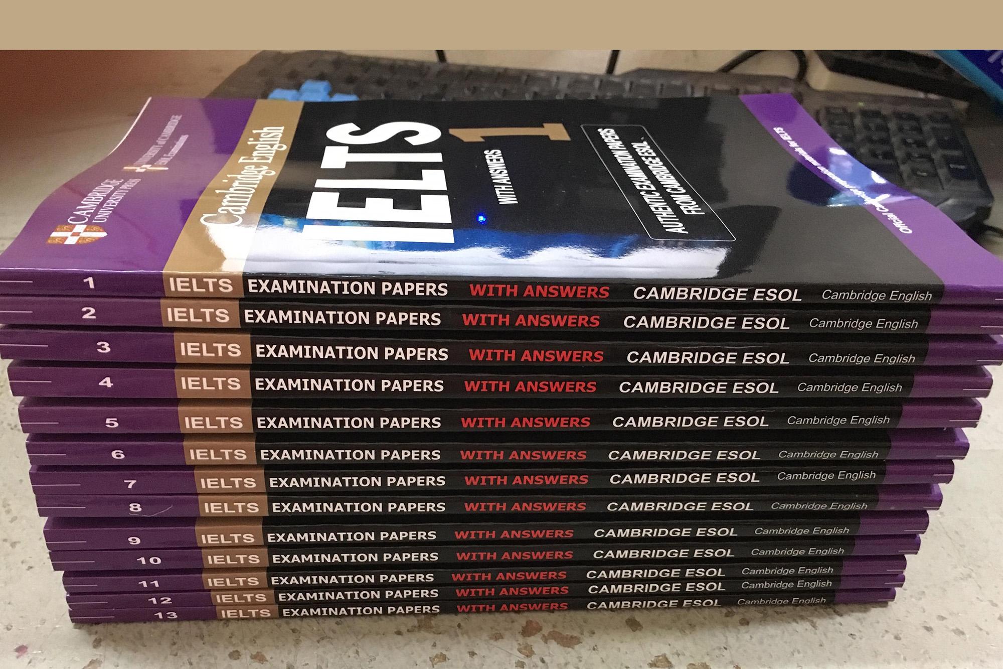 Sách Tài liệu luyện thi Cambridge IELTS từ 1-13