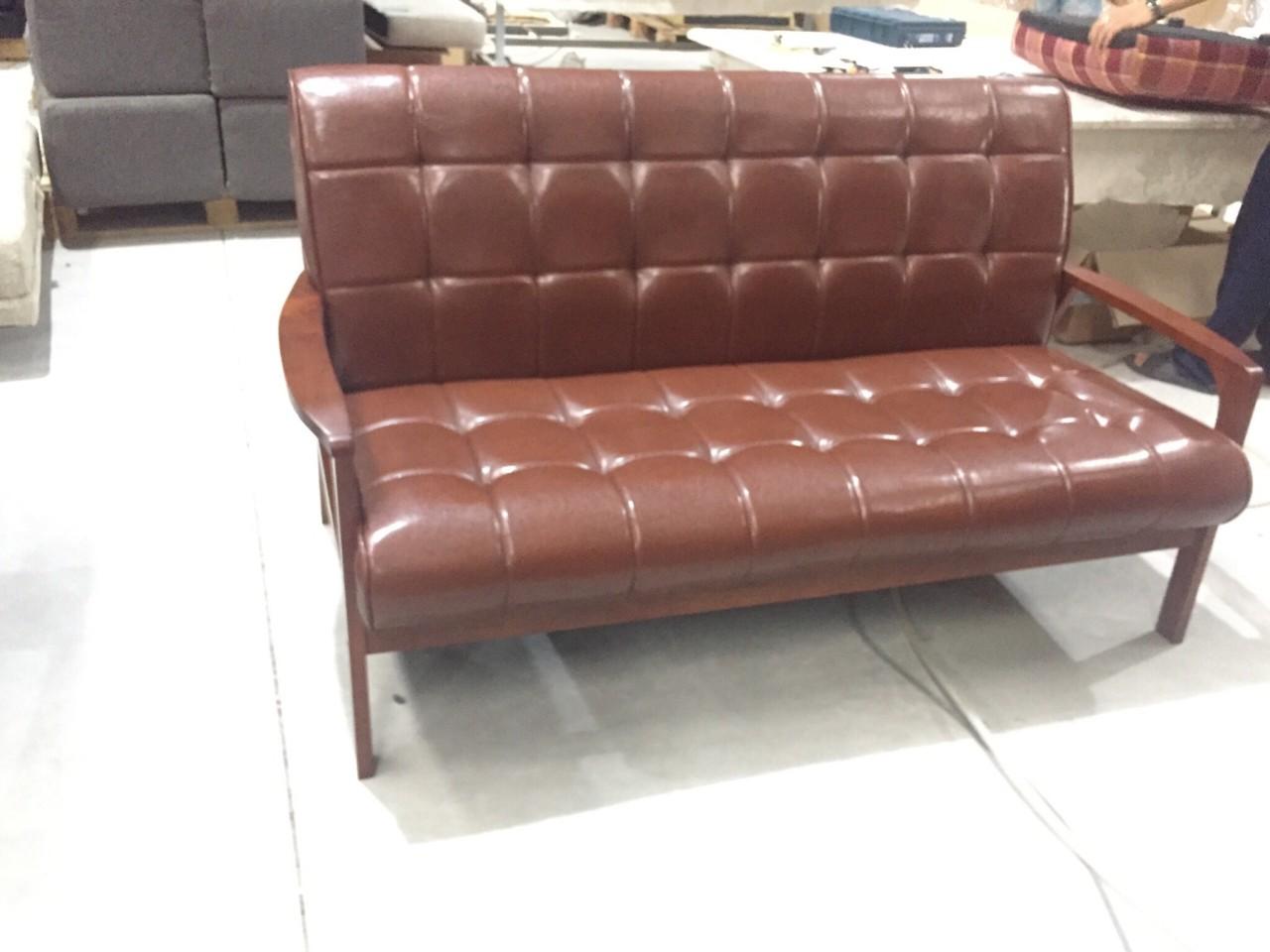 Sofa BNS 8039BD-3P (Nâu) Ghế 3 chỗ