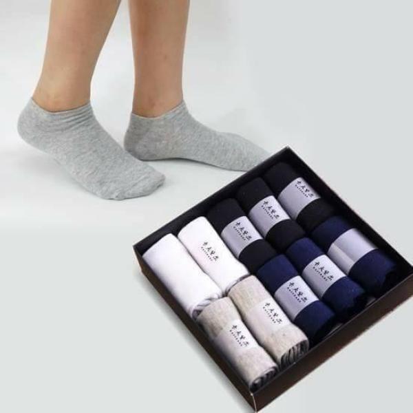 Combo 10 đôi tất chống thối - khử mùi hôi chân cho nam vớ nam tất nam vớ cổ ngắn tất cổ ngắn vớ khử mùi.