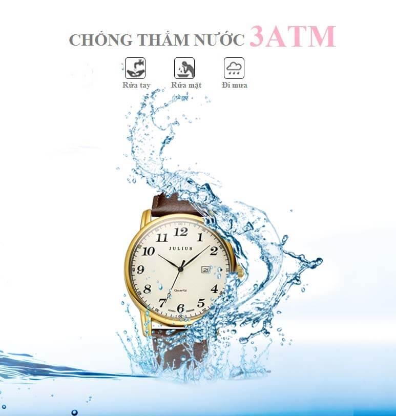 ĐỒNG HỒ NAM JA-508MC JULIUS HÀN QUỐC DÂY DA (NÂU VÀNG)