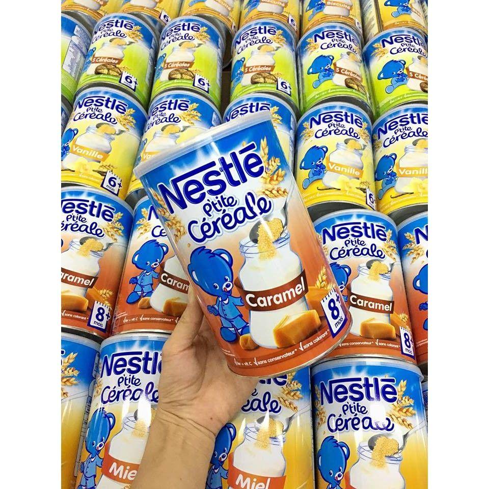 Bột lắc sữa công thức nestle vị caramel cho bé từ 8 tháng