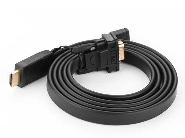 Cáp HDMI to VGA 2M Ugreen 40231 (Đen)
