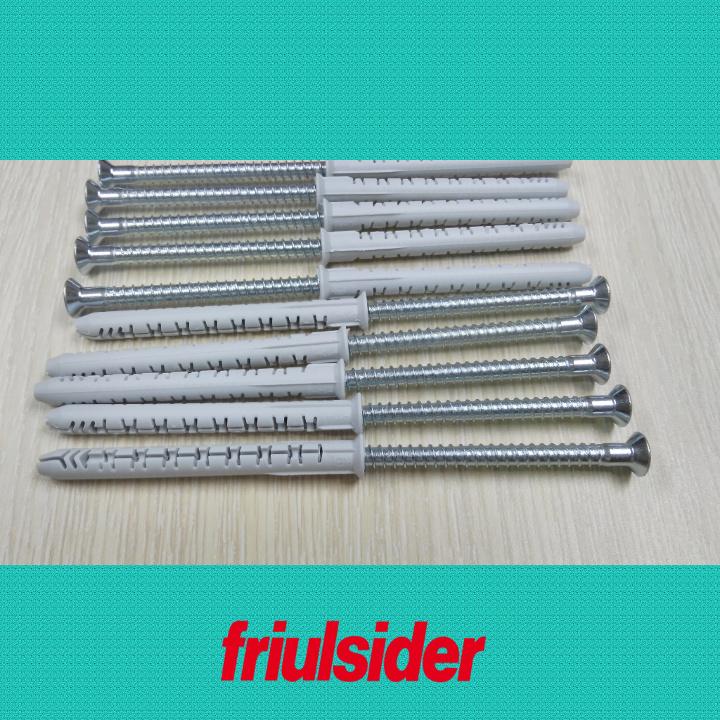 Túi 50 cái tắc kê nhựa cao cấp Friulsider X5- 8x80 (SX tại Ý, có kèm theo vít)