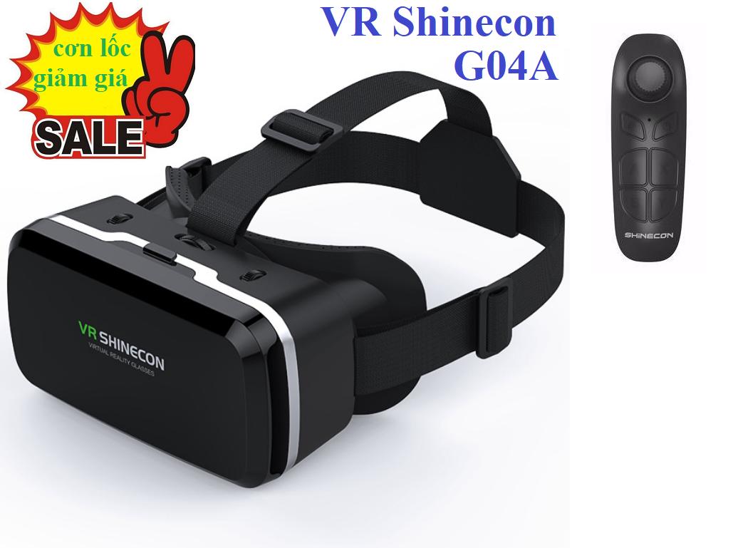 Kính Thực Tế Ảo VR Shinecon phiên bản 6 tặng tay cầm chơi game bluetooth 3.0 cao cấp