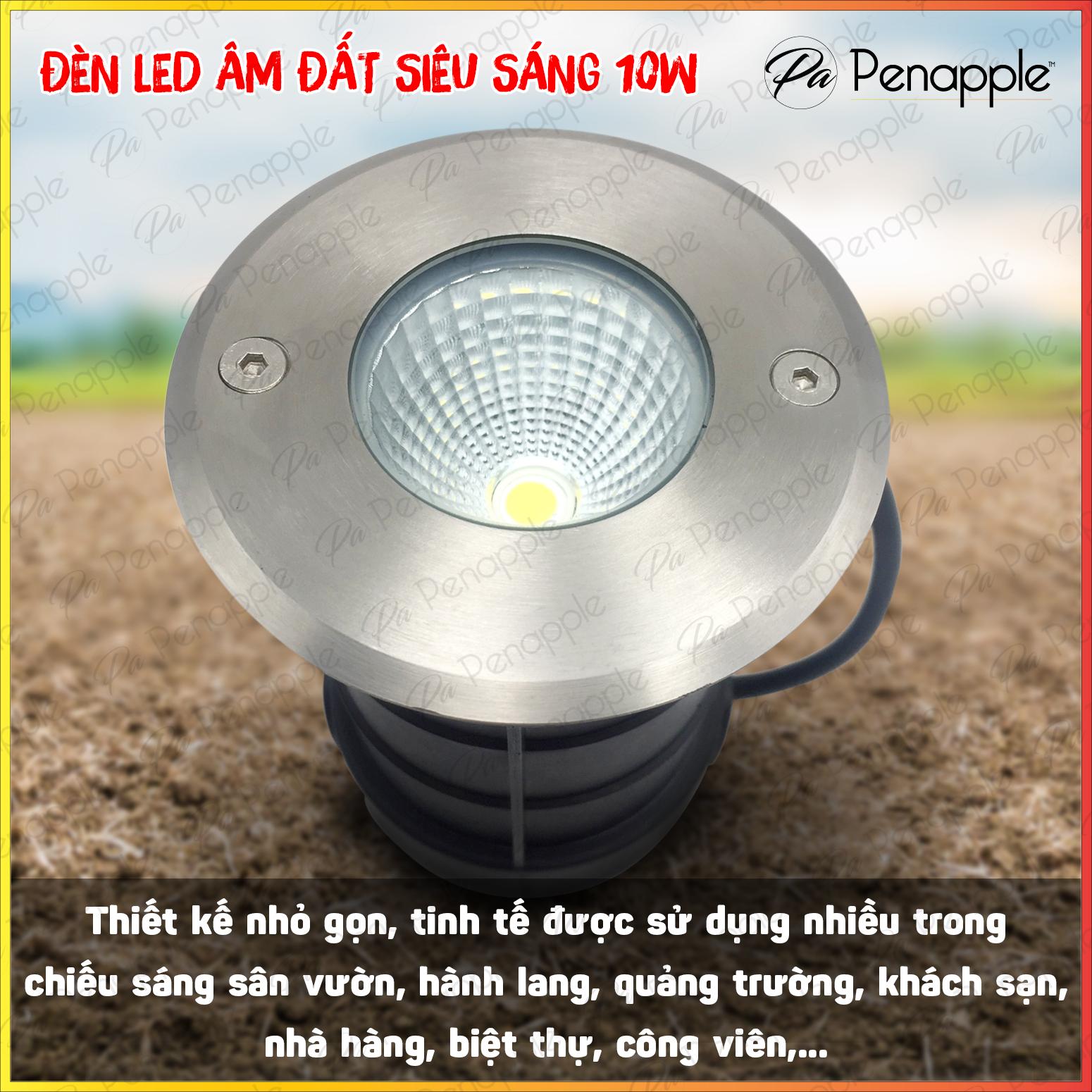 ĐÈN LED CHIẾU SÁNG ÂM ĐẤT CÔNG SUẤT 10W CAO CẤP