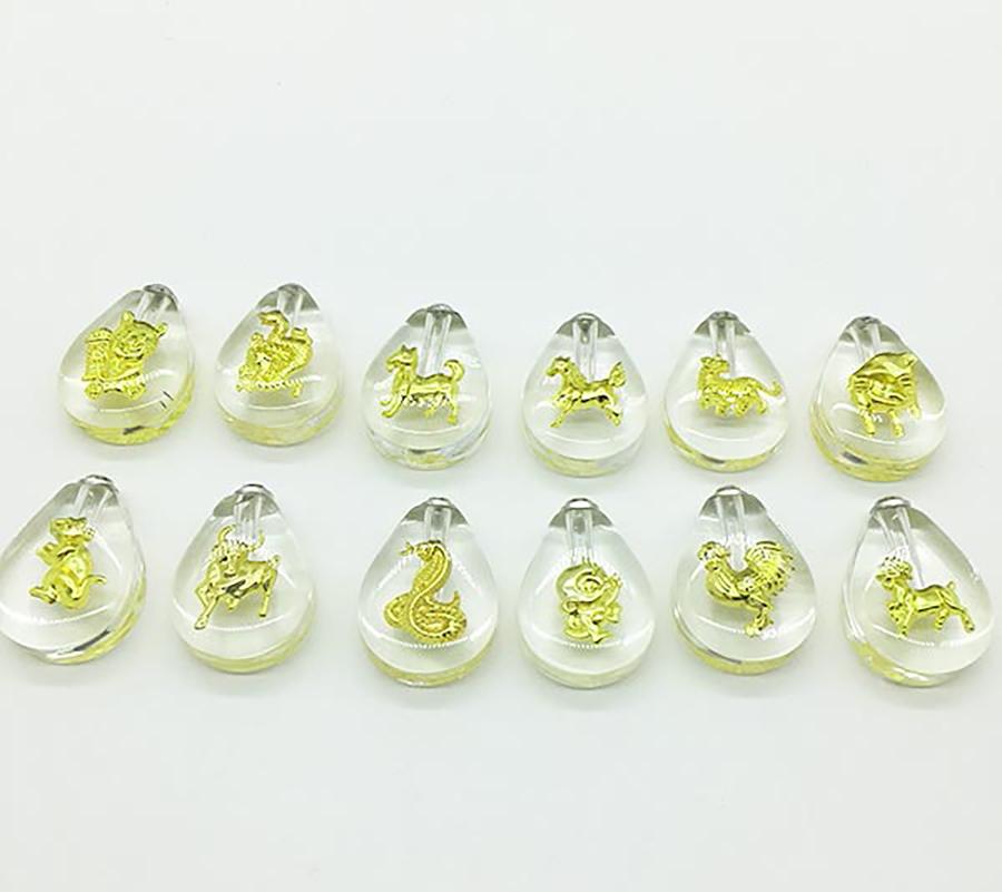 [HCM]MÓC KHÓA 12 CON GIÁP MẠ VÀNG
