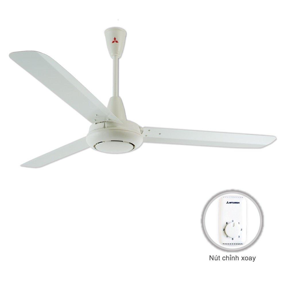 Quạt trần Mitsubishi 3 cánh C56-GS (Trắng)