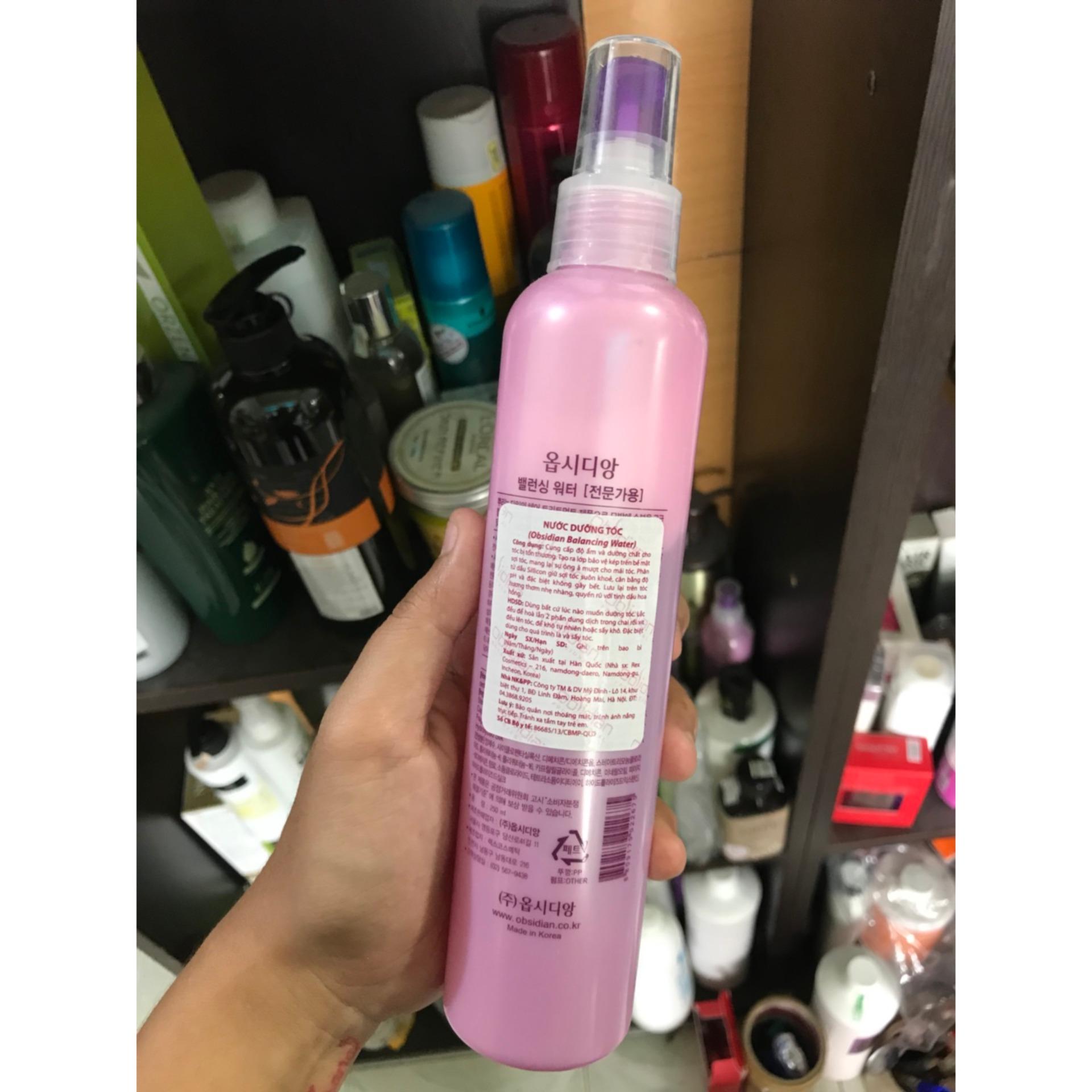 [HCM]Xịt dưỡng tóc Balancing Water Obsidian 250ml