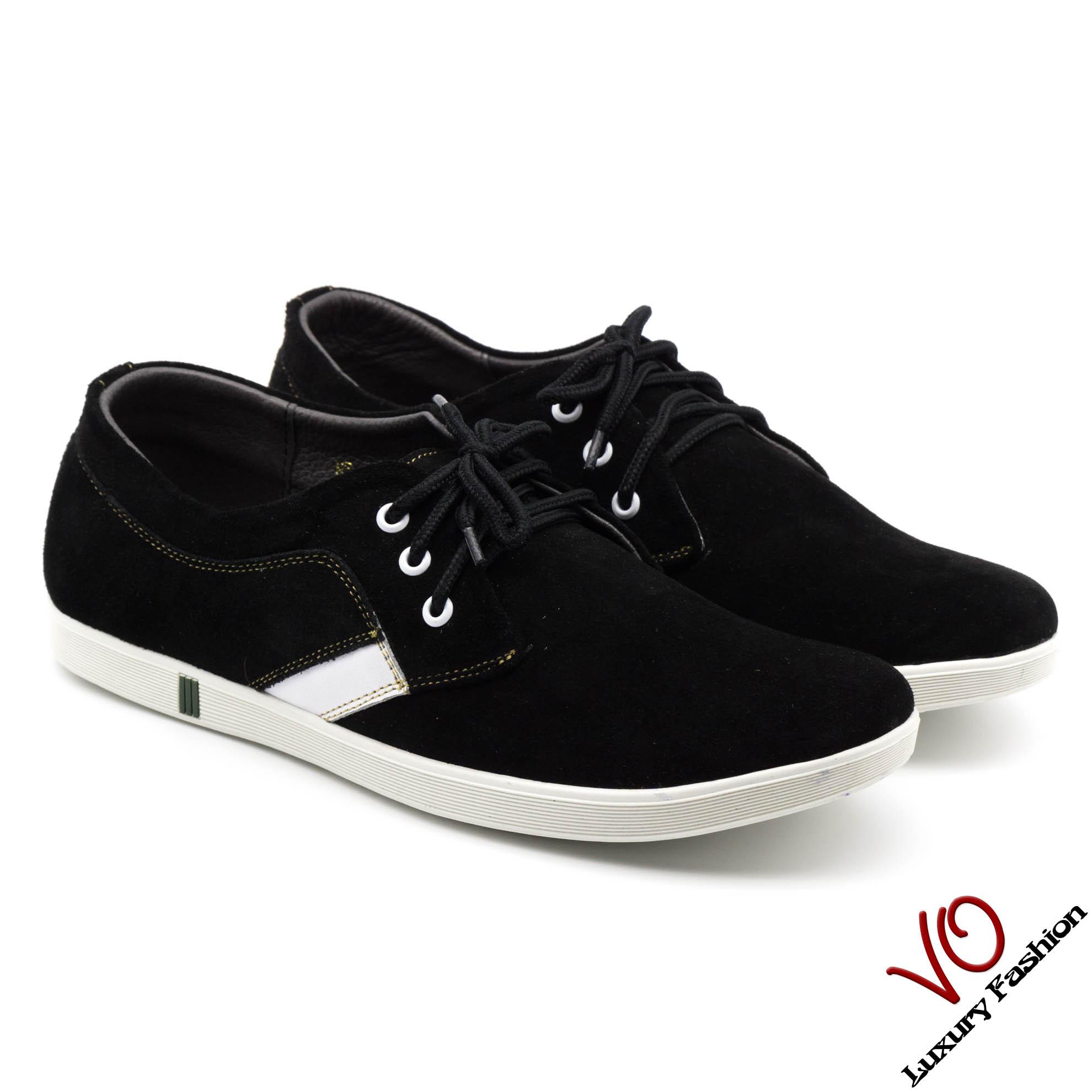 Giày sneaker nam da bò (da lộn) hàng thủ công VO HT 122