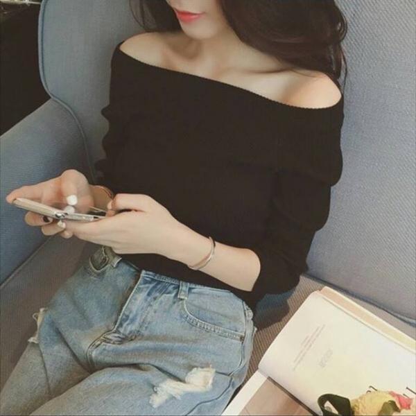 Áo len CỔ THUYỀN CROTOP siêu đẹp