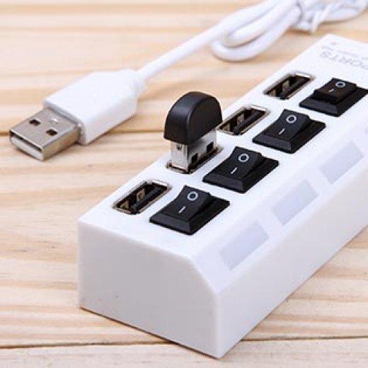 Hup USB 4port Công Tắc