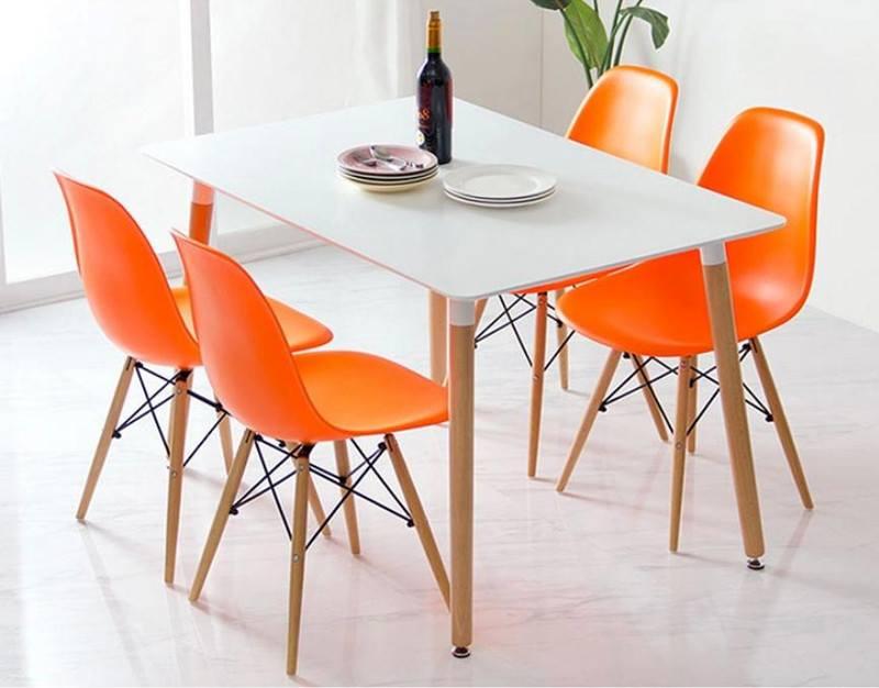 BỘ BÀN ĂN EAMES 6 GHẾ - BA07