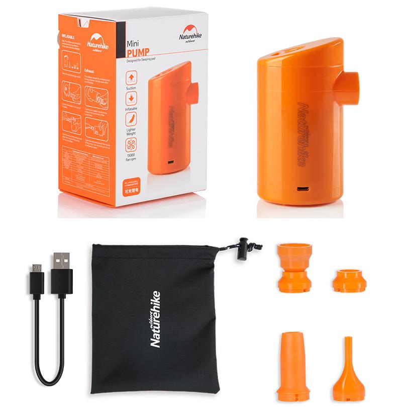Bơm hơi sạc điện NatureHike NH17C100-B