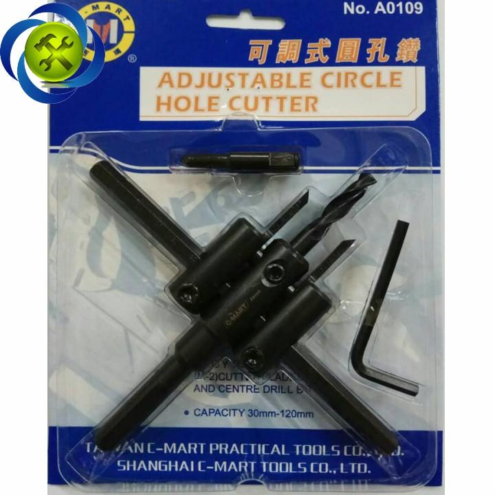 [HCM]Bộ khoét thạch cao C-MART A0109 30mm-120mm