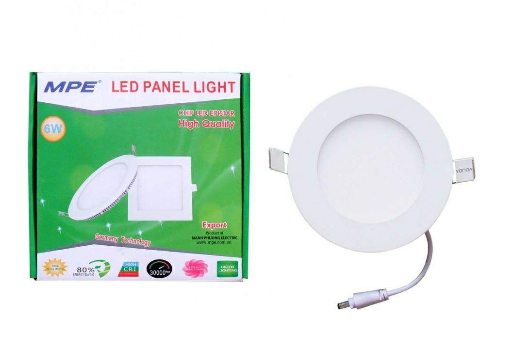 Combo 10 đèn led âm trần 3 màu 9w MPE