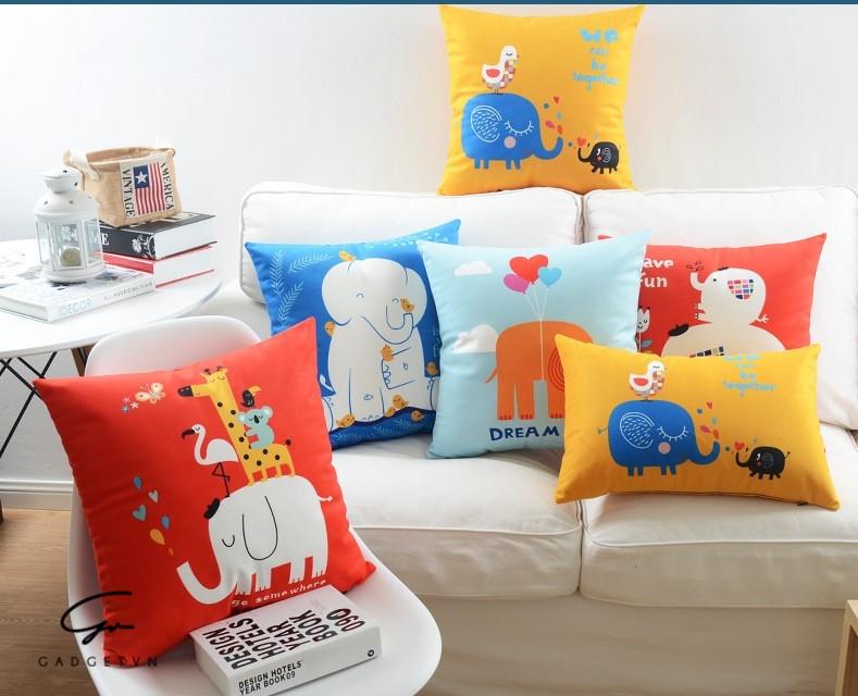 Vỏ gối Sofa Cartoon VG01