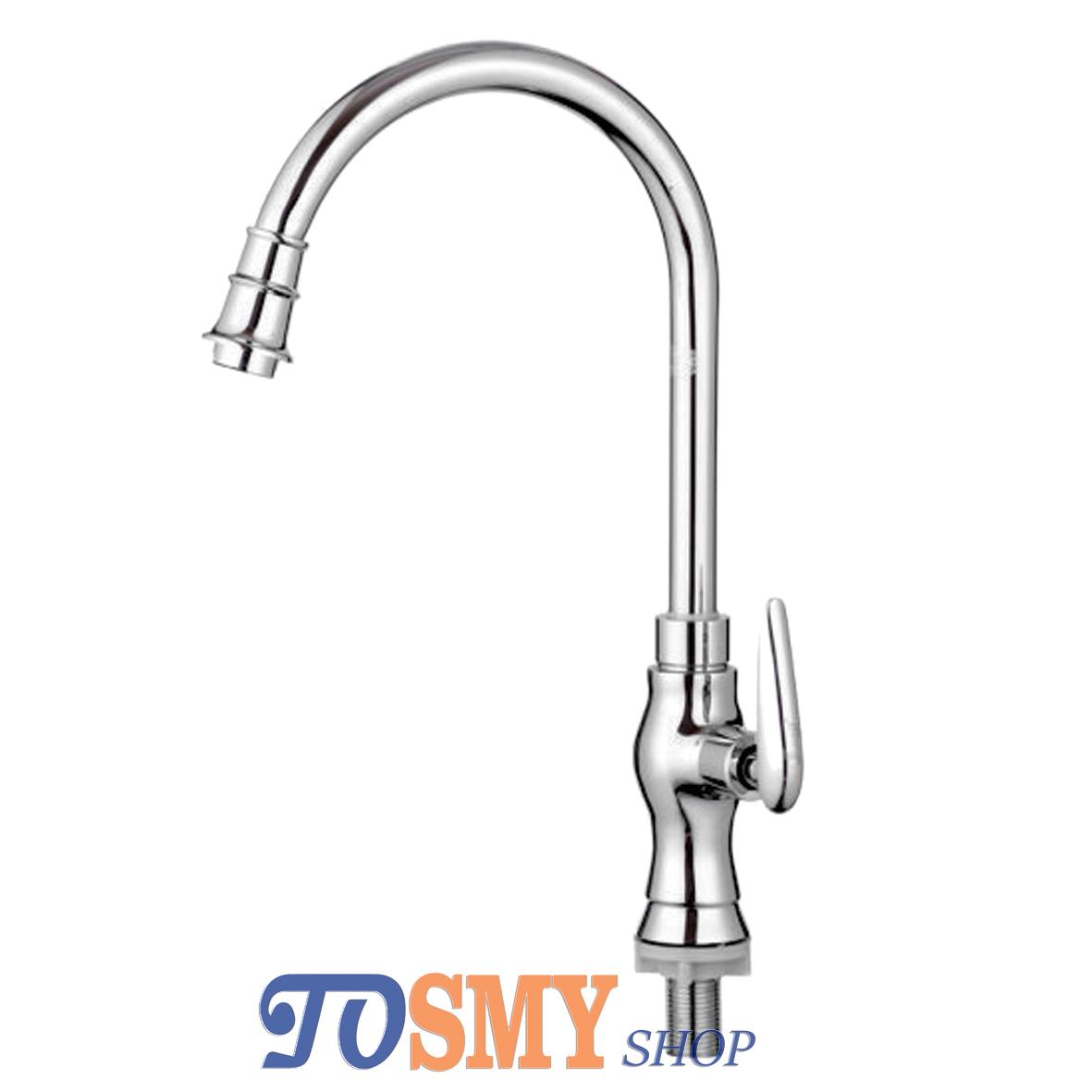 Vòi rửa chén lạnh cần cứng cắm chậu CL17
