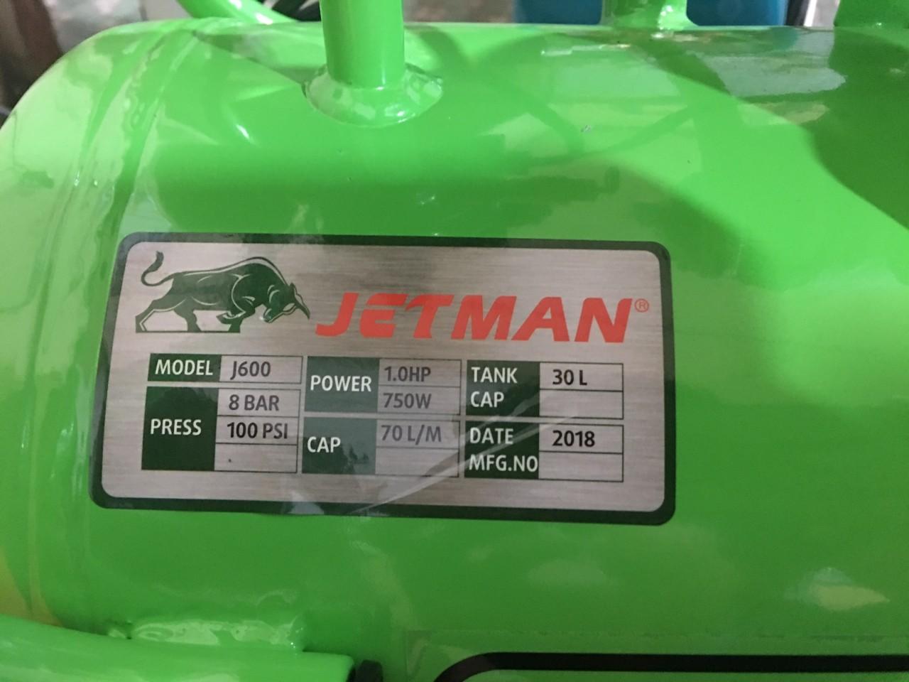 máy nén khí Jetman 30L không dầu 1HP