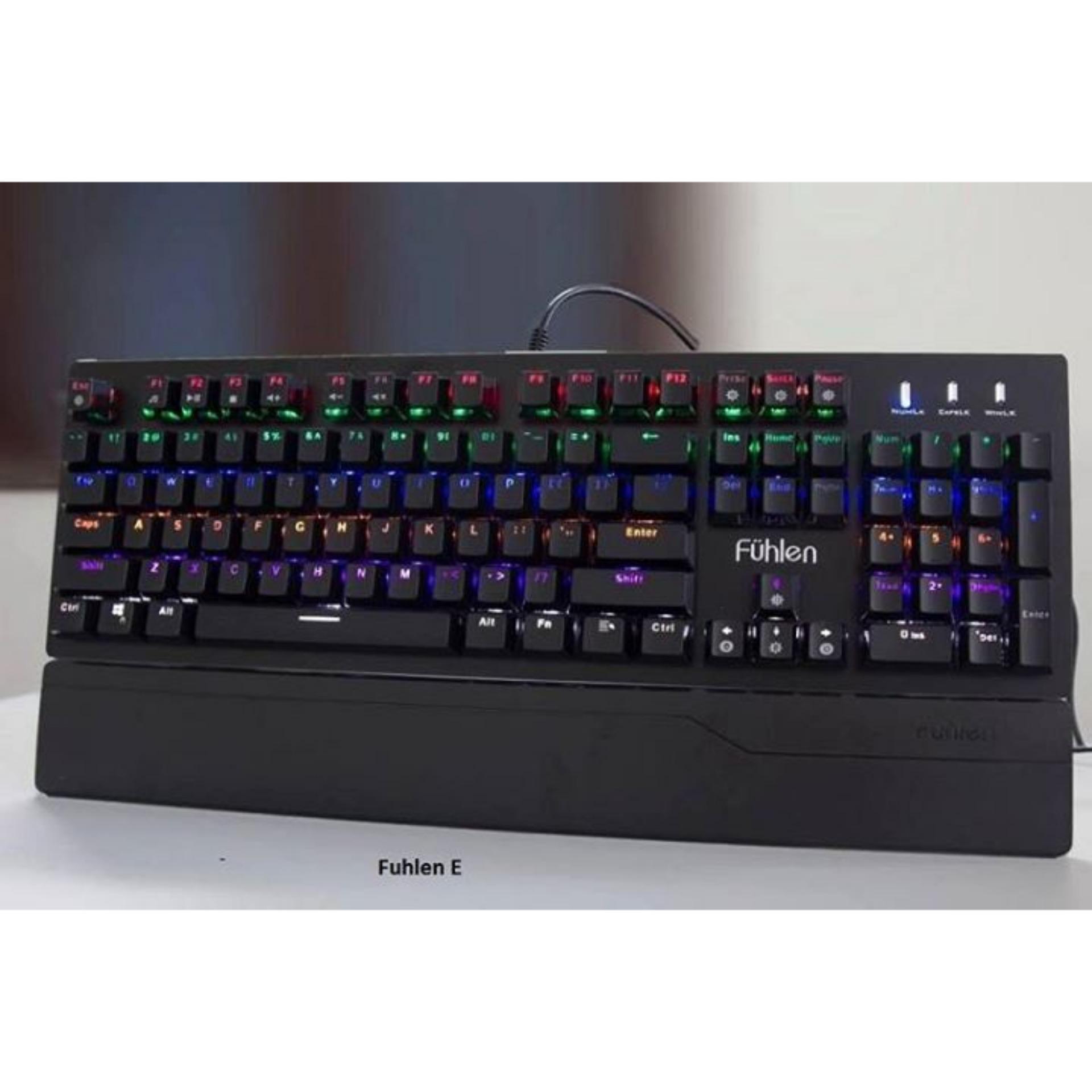 PHÍM CƠ FUHLEN E (ERASER) Led 7 màu