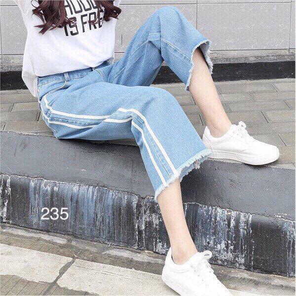 Quần Baggy Thời Trang - Chất liệu jean dày đẹp